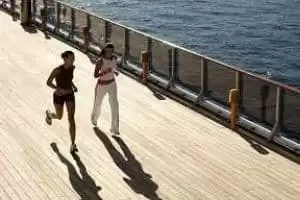 Parcours de footing en plein air